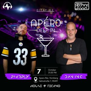 Read more about the article Apéro DEEP IN Sa. 7.10. / 21:00